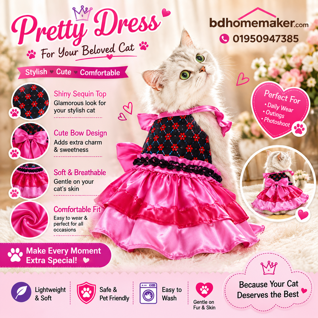 Cat frock (free size)_img_0