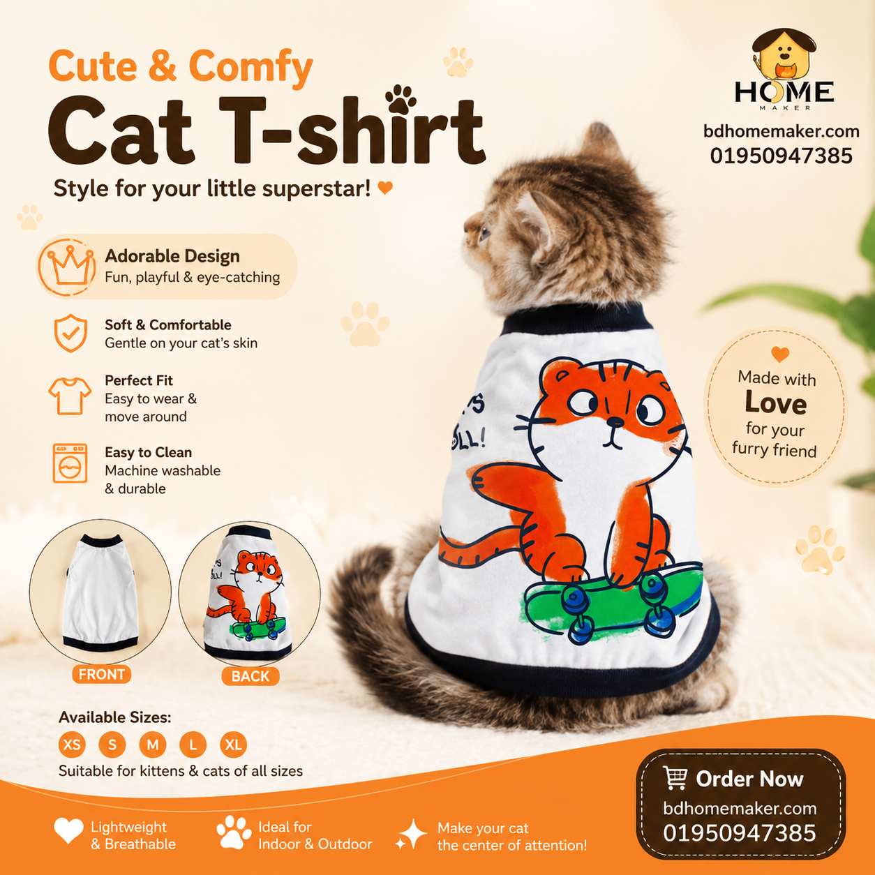 cat t-shirt (1.7,1.4 kg)_img_0