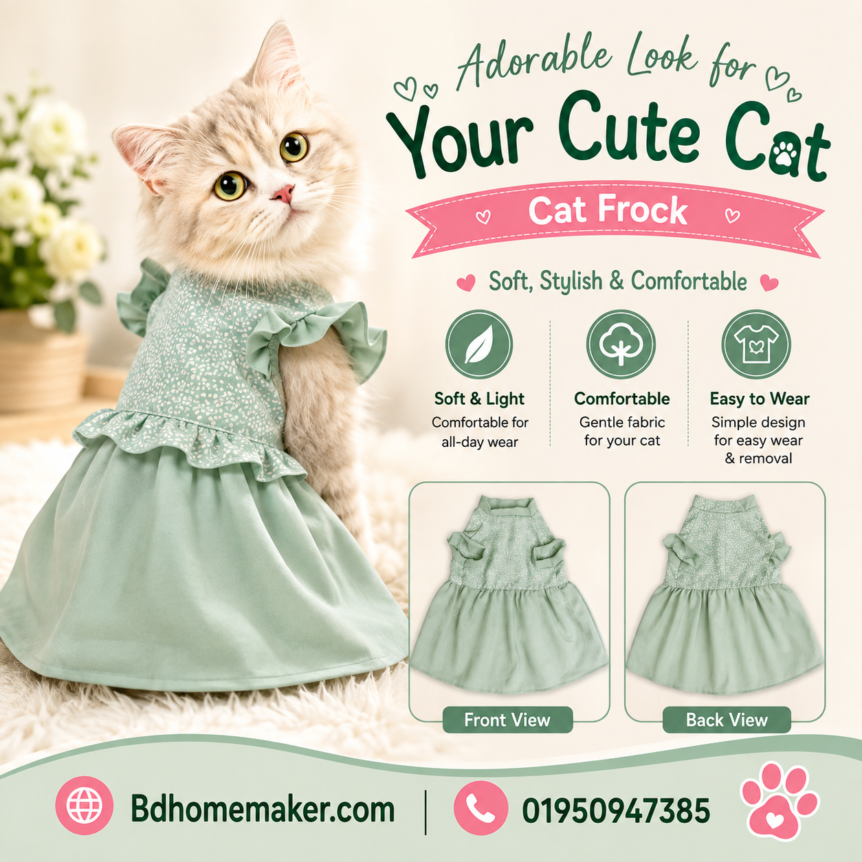2.5 kg cat frock_img_0