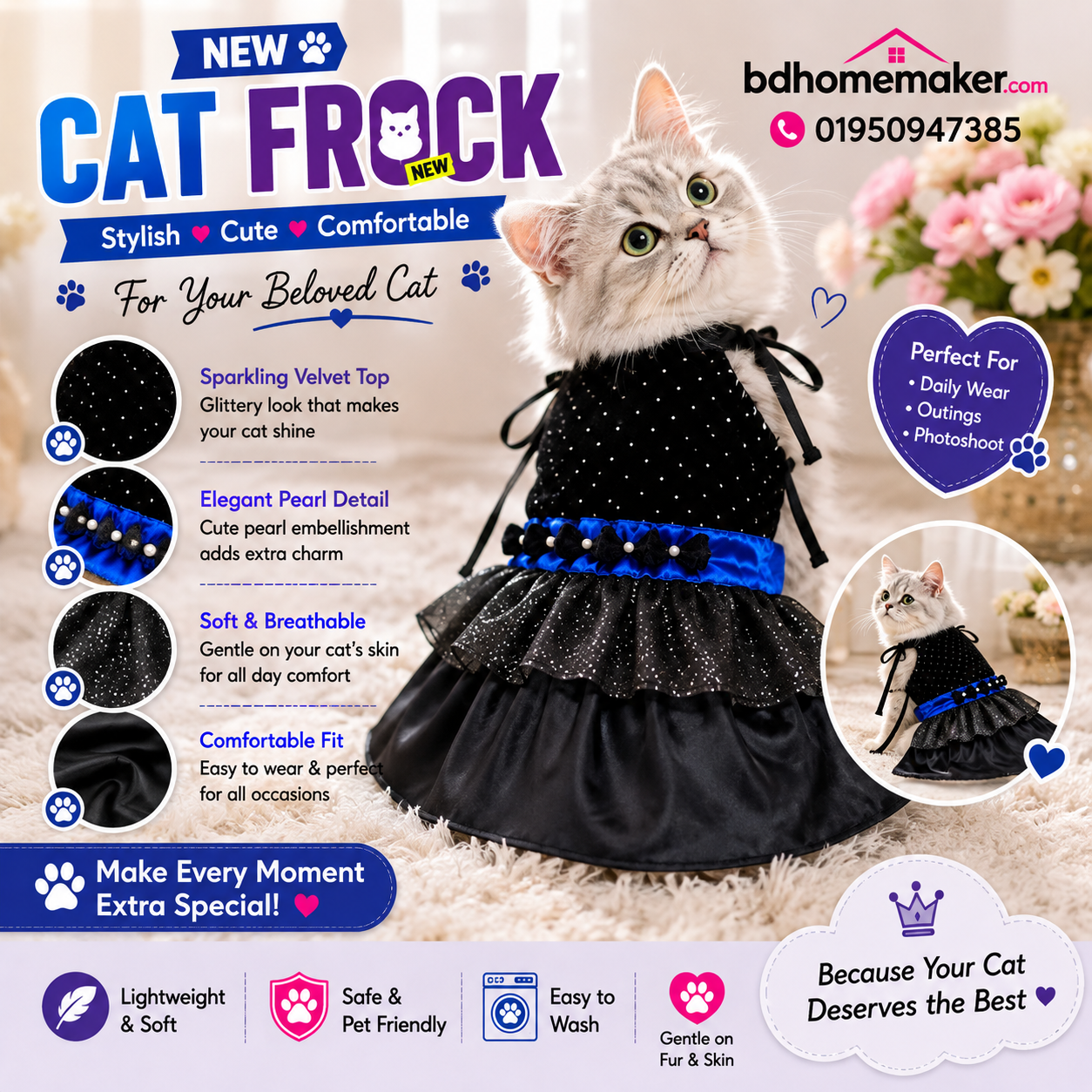 Cat frock (free size)_img_0