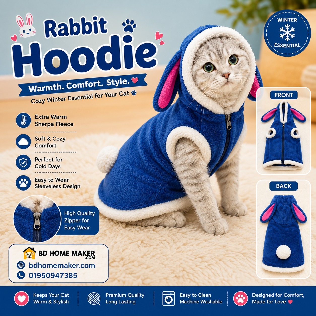 Cat rabbit hoodie (custome)_img_0