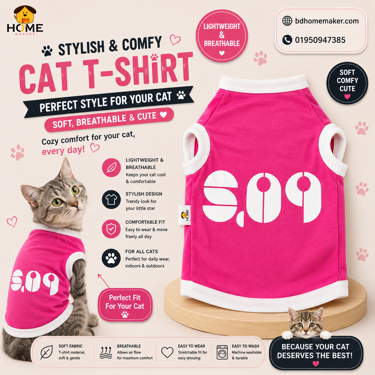 cat t-shirt (2.5,2.3 kg)_img_0