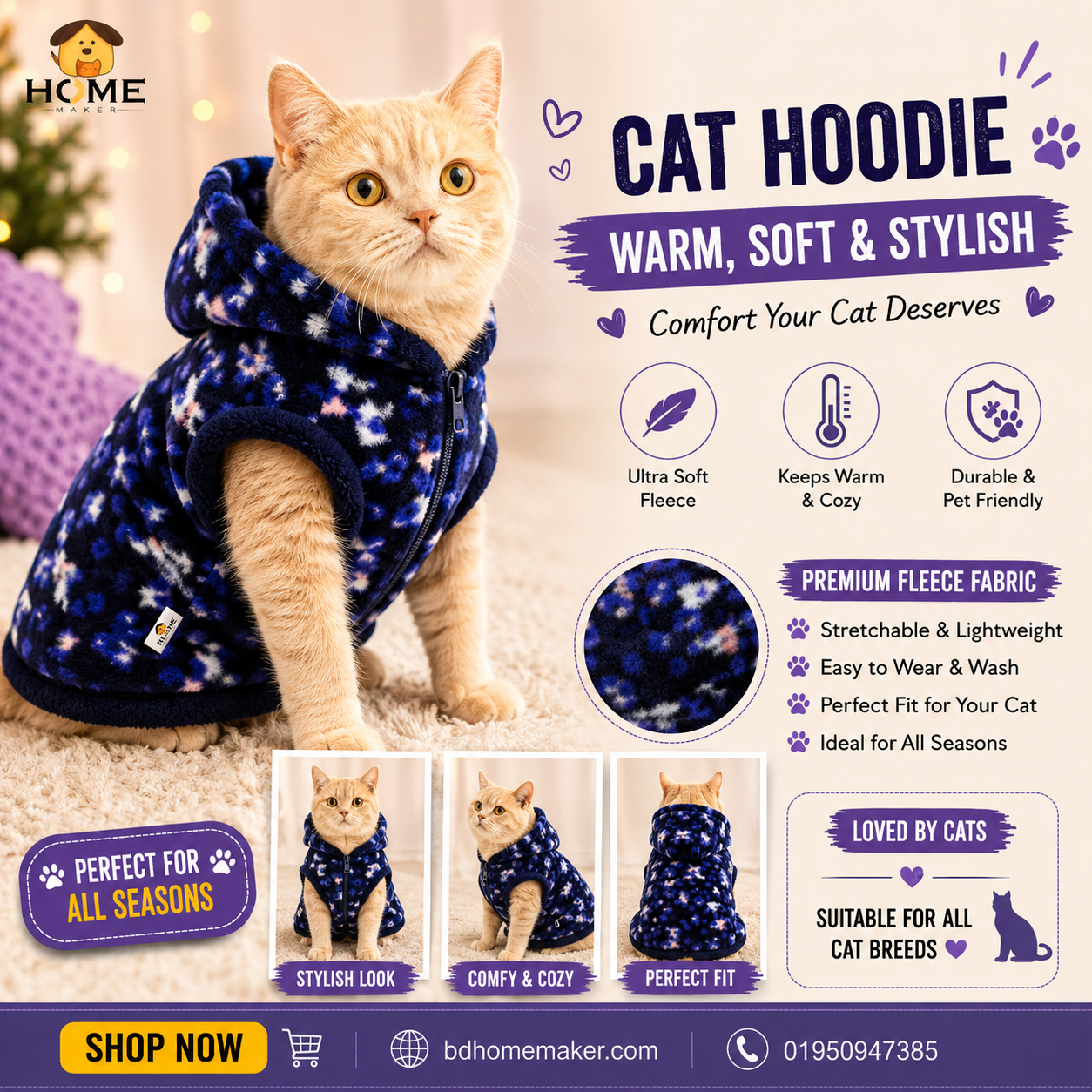 Cat hoodie (3,2.5,1 kg)_img_0