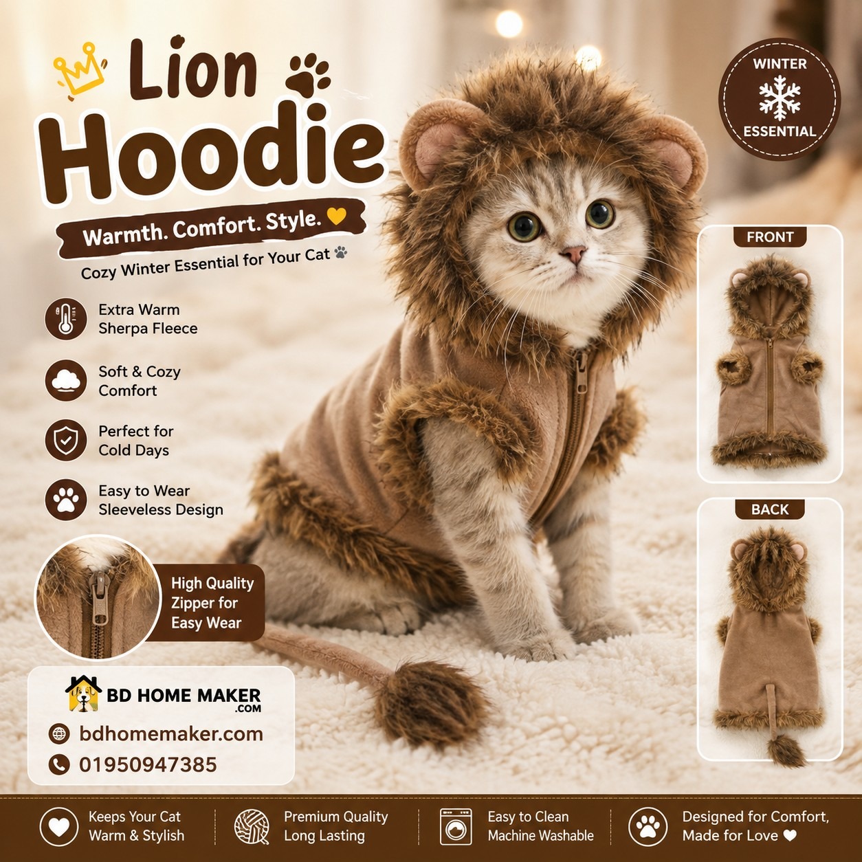 cat laion hoodie (custome)_img_0