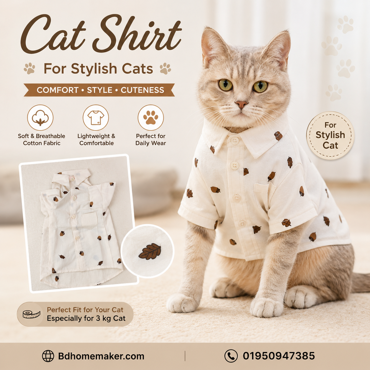 3 kg cat shirt_img_0