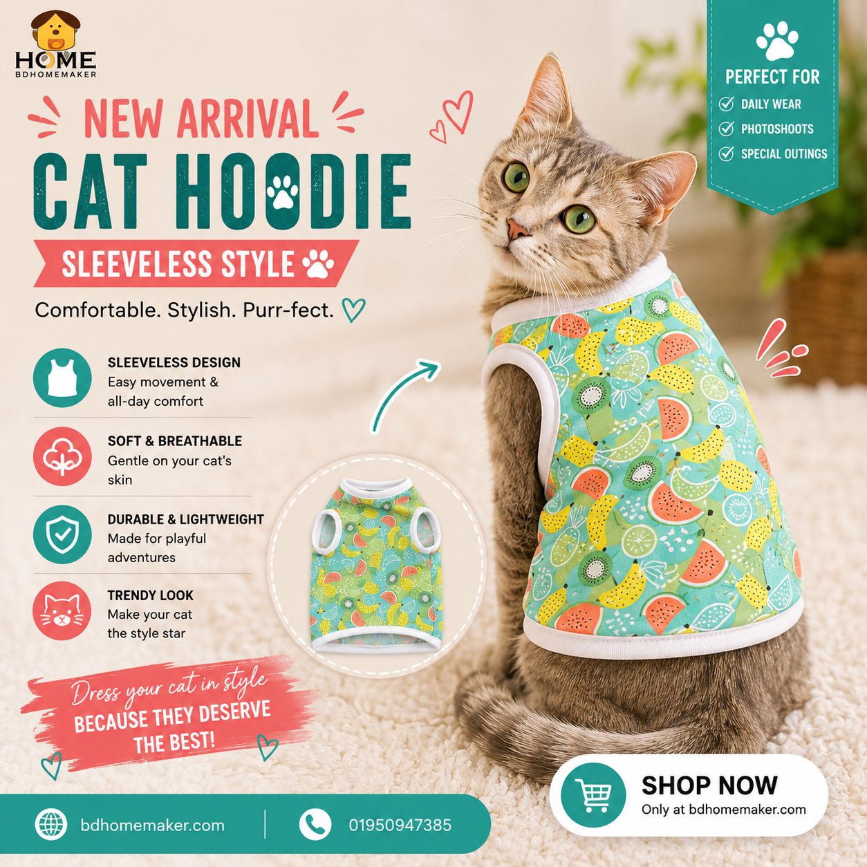 cat t-shirt (2.3,2.5 kg)_img_0