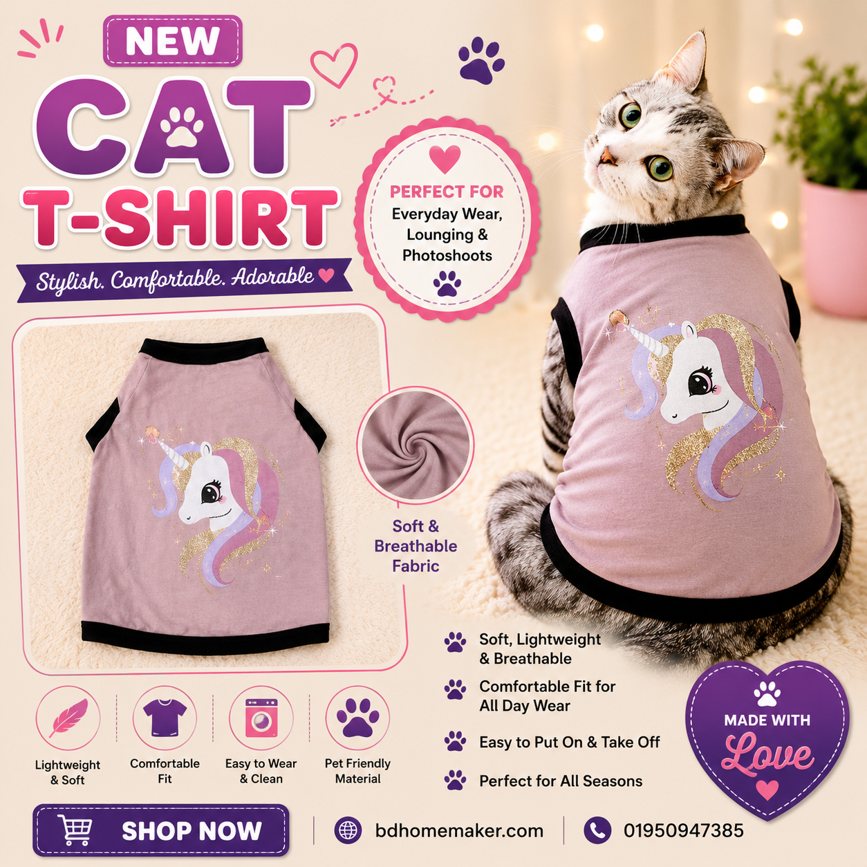 Cat t-shirt (4,3.5,5 kg)_img_0