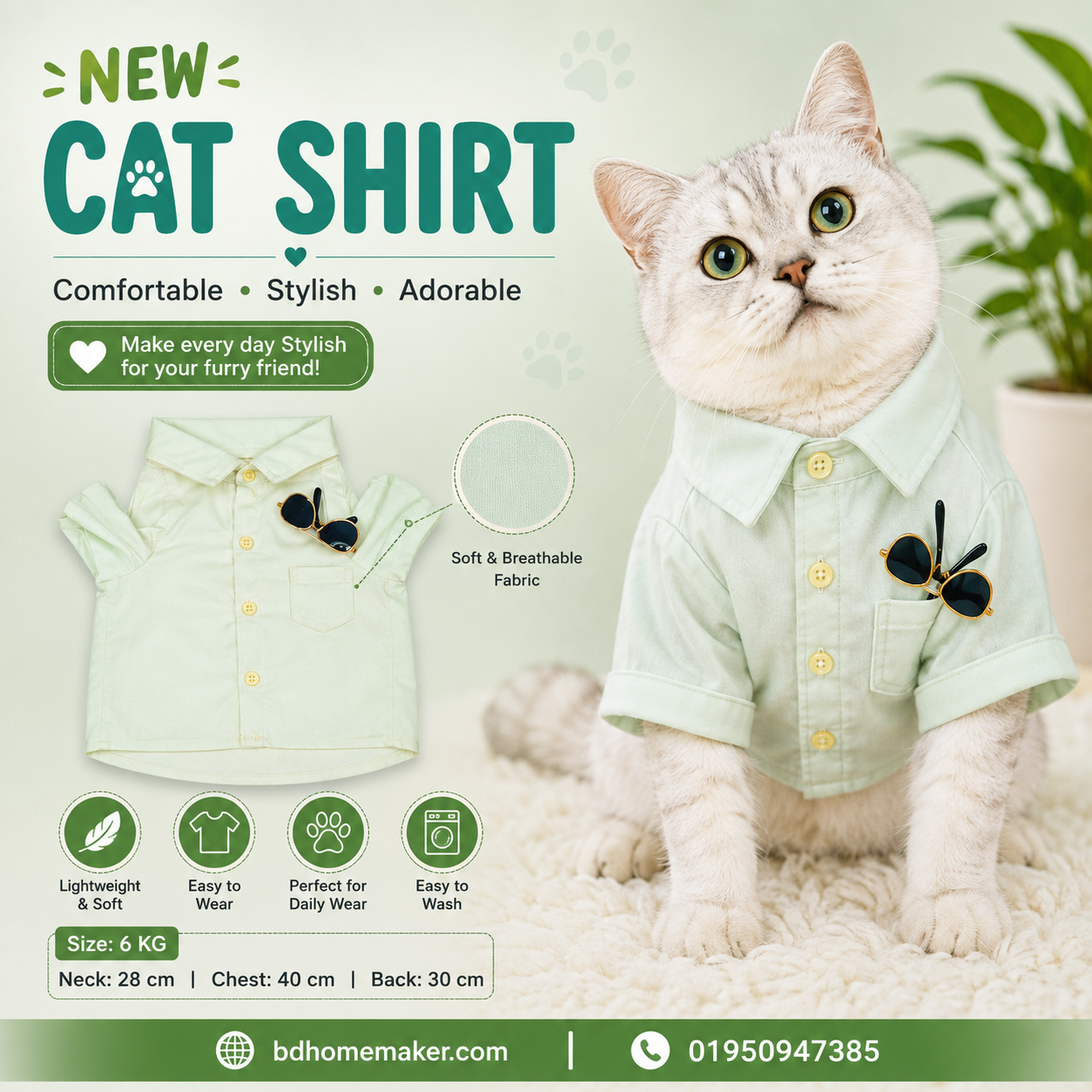 Cat shirt (6 kg )_img_0