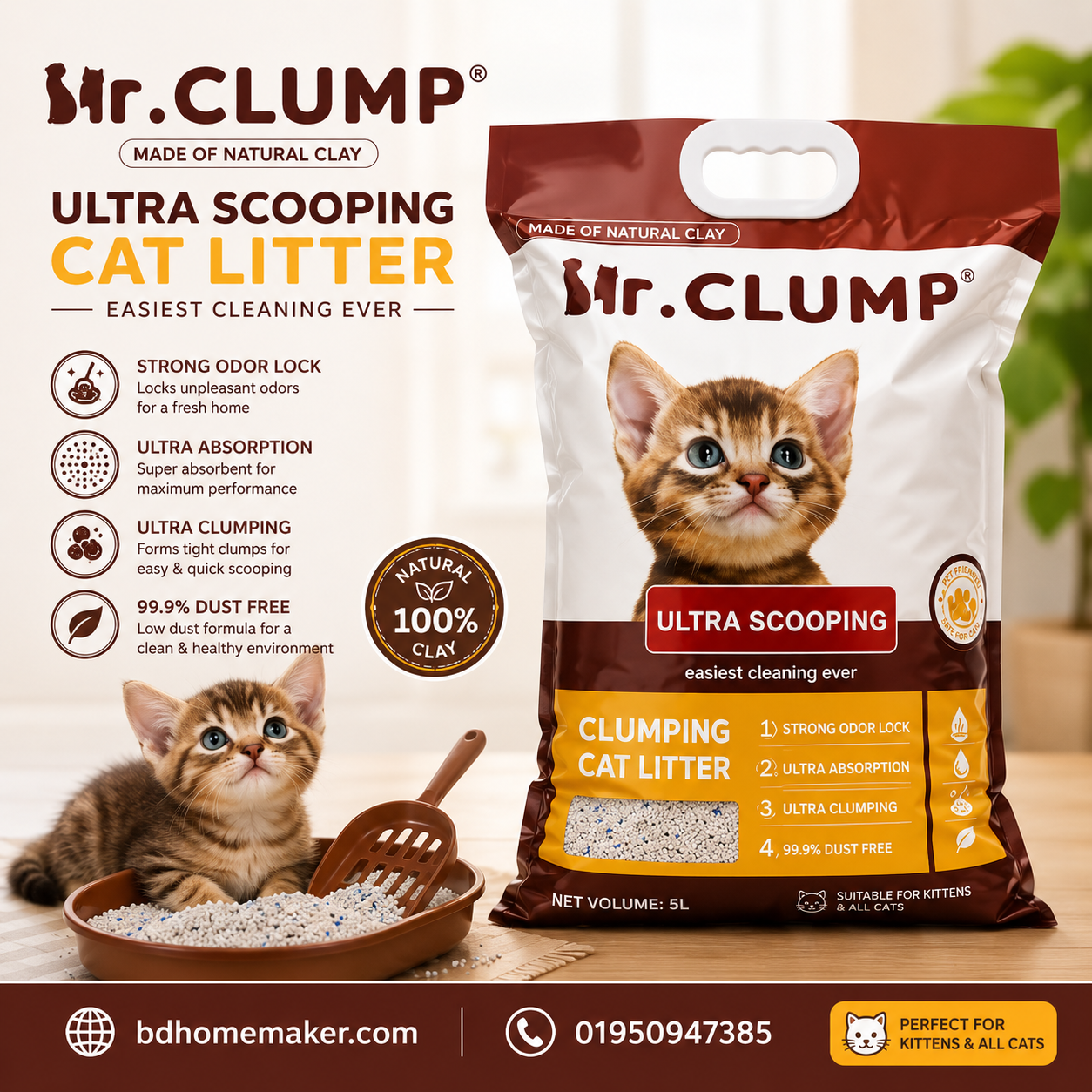dr. clumping lemon flavour (5,10,25L)