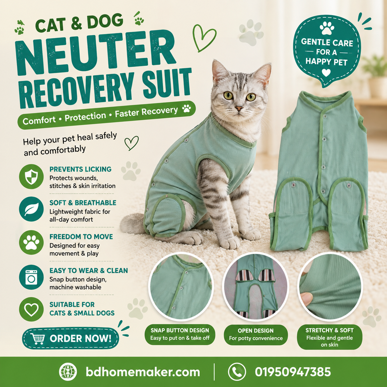 Dog neauter recovery suit (custome)_img_1