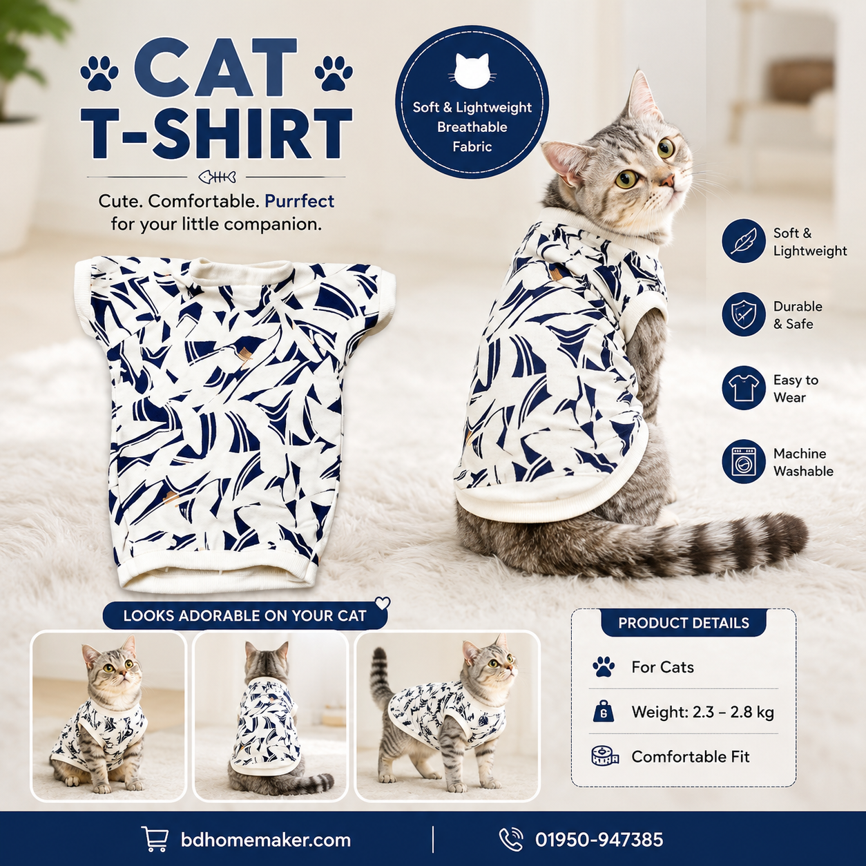 Cat t-shier (2.3 kg)_img_0