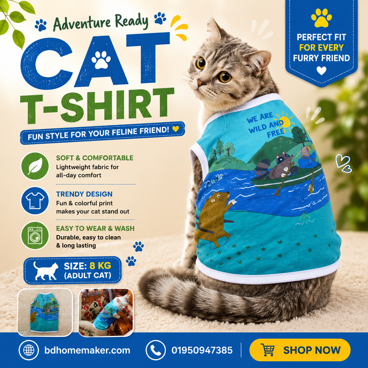 Cat t-shirt ( 8 kg)_img_0
