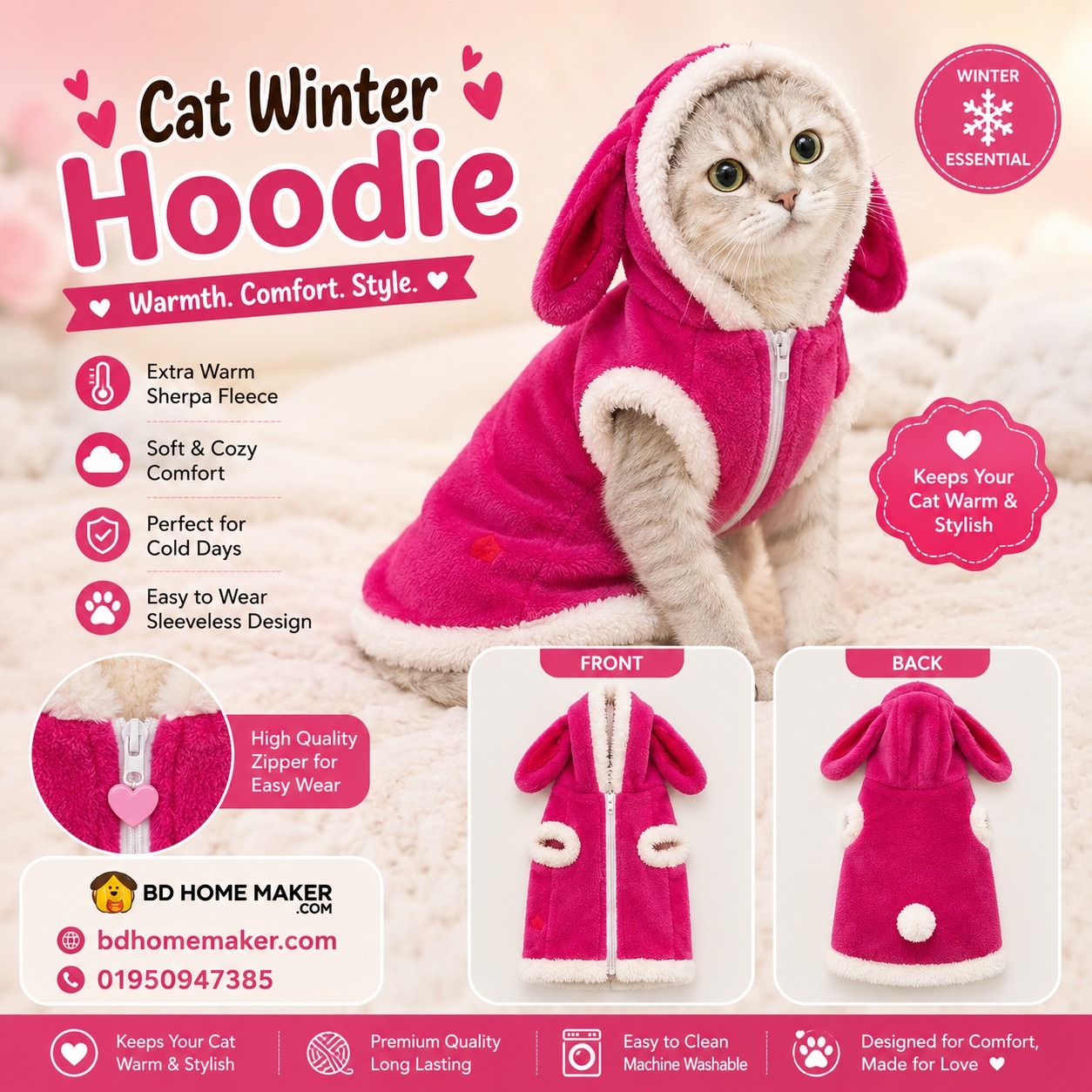 Cat rabbit hoodie (5 kg)_img_0