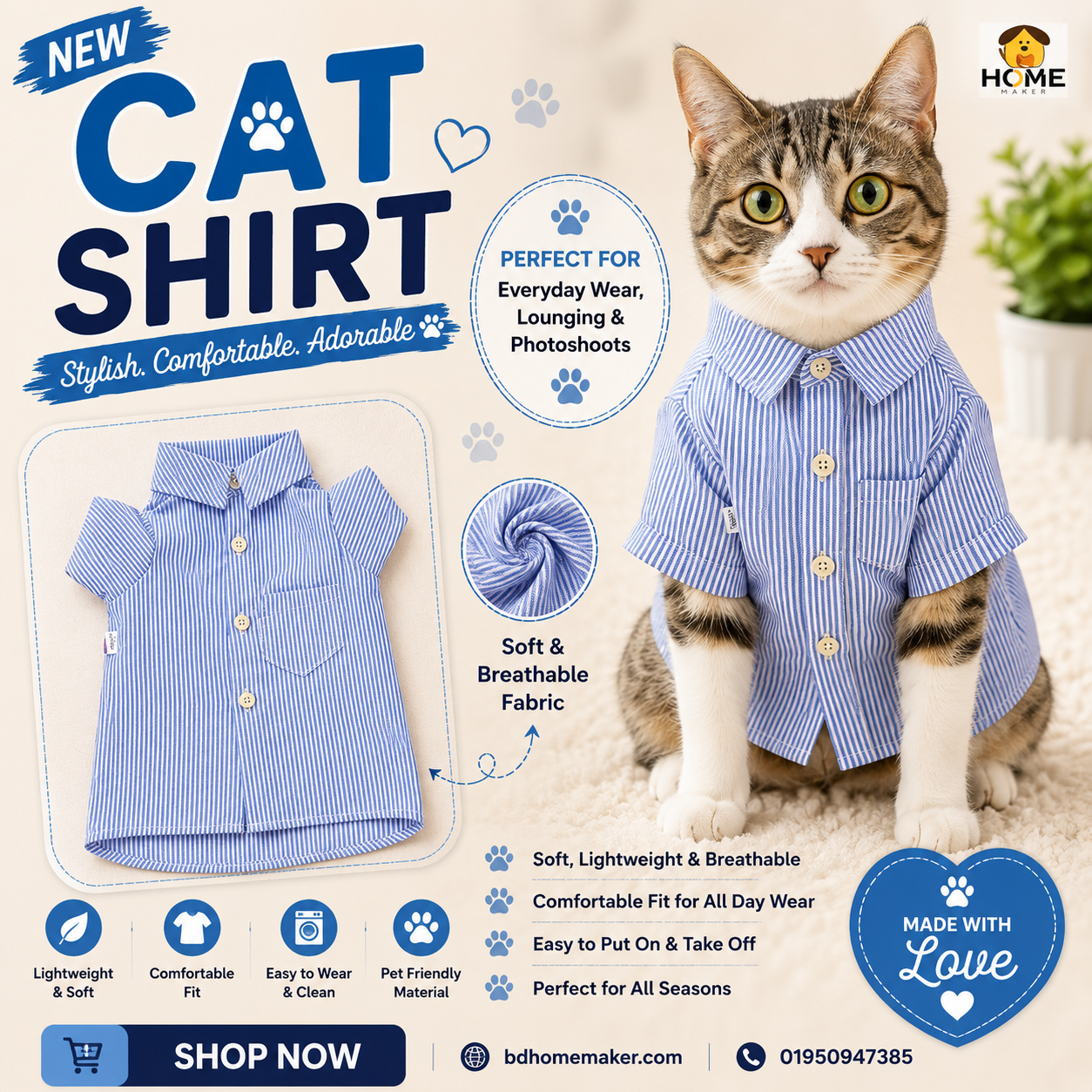 cat shirt (2.5,3.5,4,6,7,8kg)_img_0