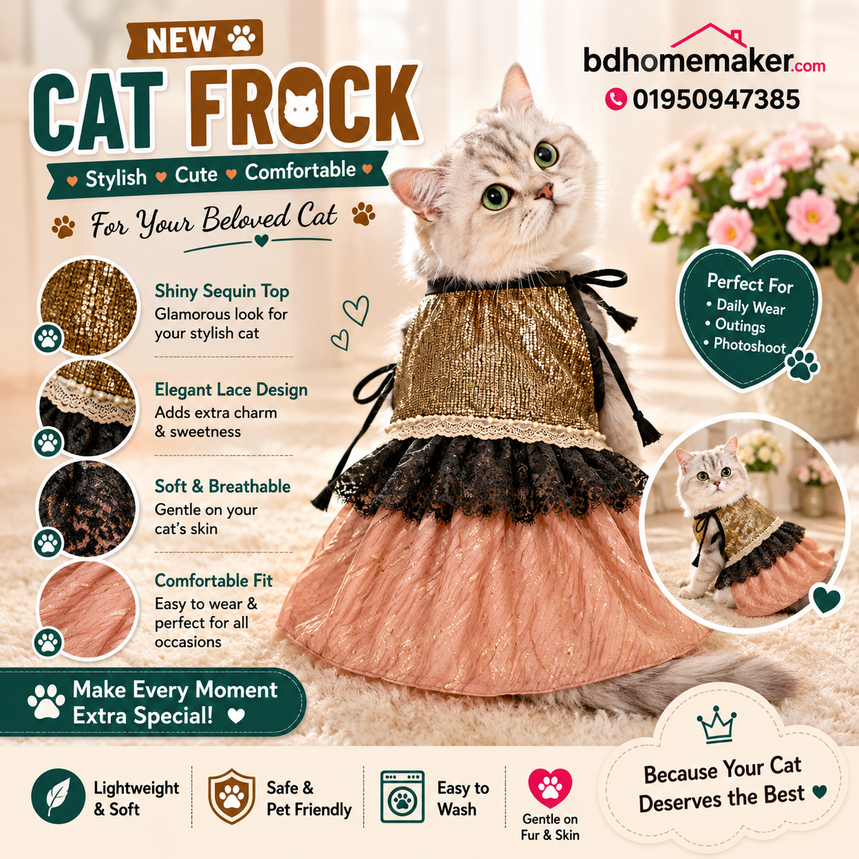 Cat frock (free size)_img_0