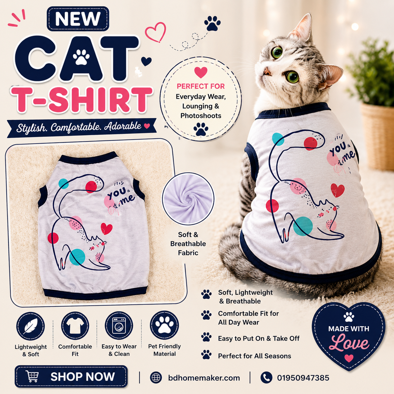 cat t-shirt ( 3.5,4,5kg)_img_0