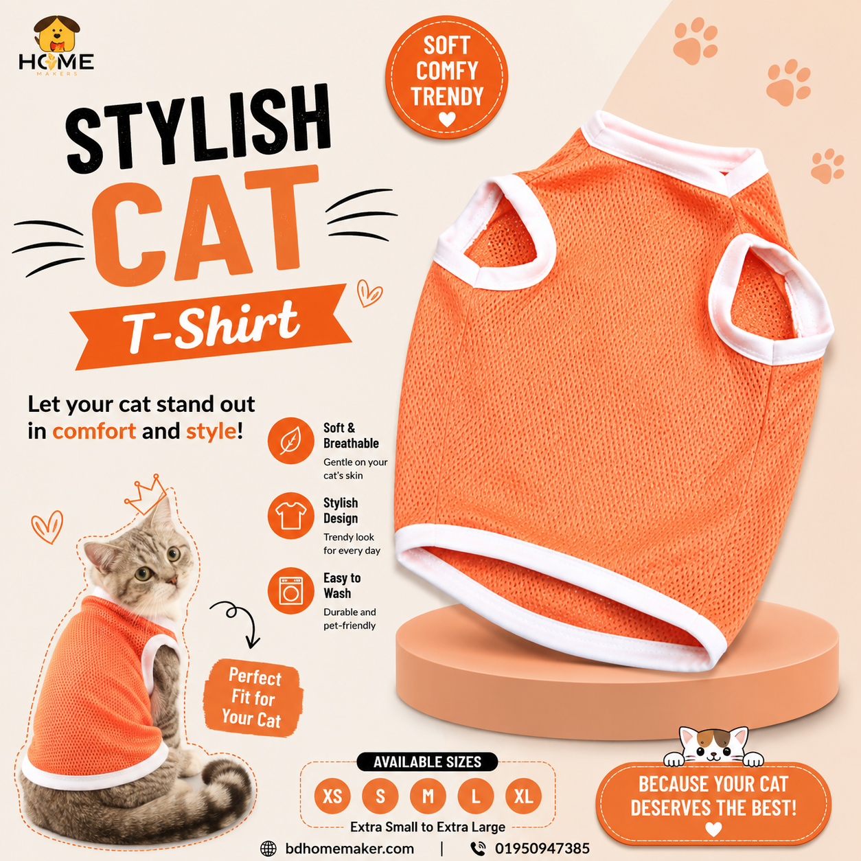Cat t-shirt (1.4,2.5,2 kg)_img_0