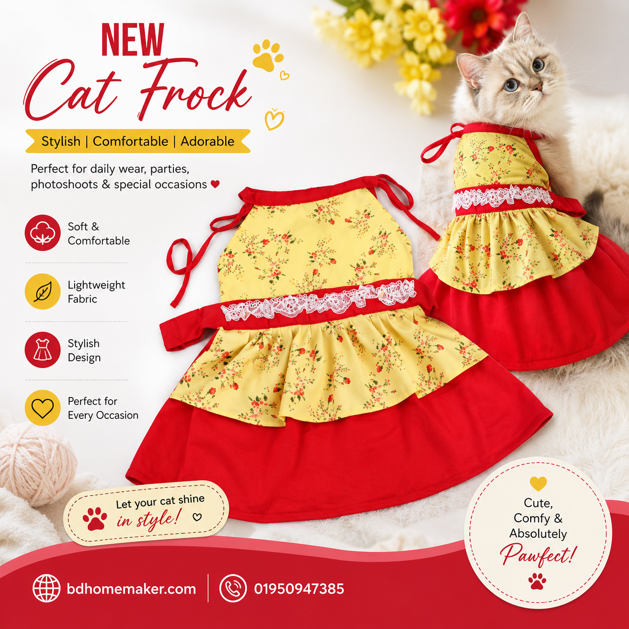 Cat frock (2.5,3,4,4,6, kg)_img_0