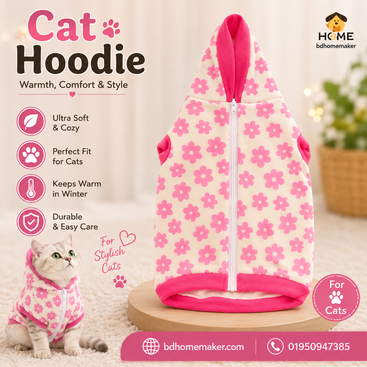 Cat hoodie ( 5,4,3.5,2.3 kg)_img_0