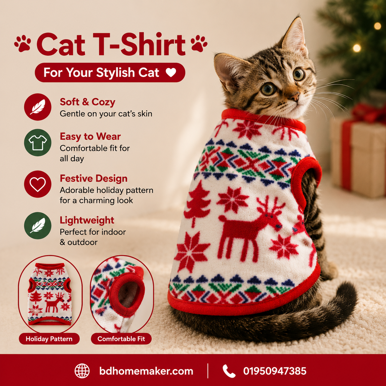 Cat Winter t-shirt (8,6,2?5,2.3,2,1.4,1.7,1kg)_img_0