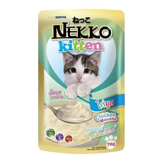 nekko kitten pouch chicken mousse 70g_img_0