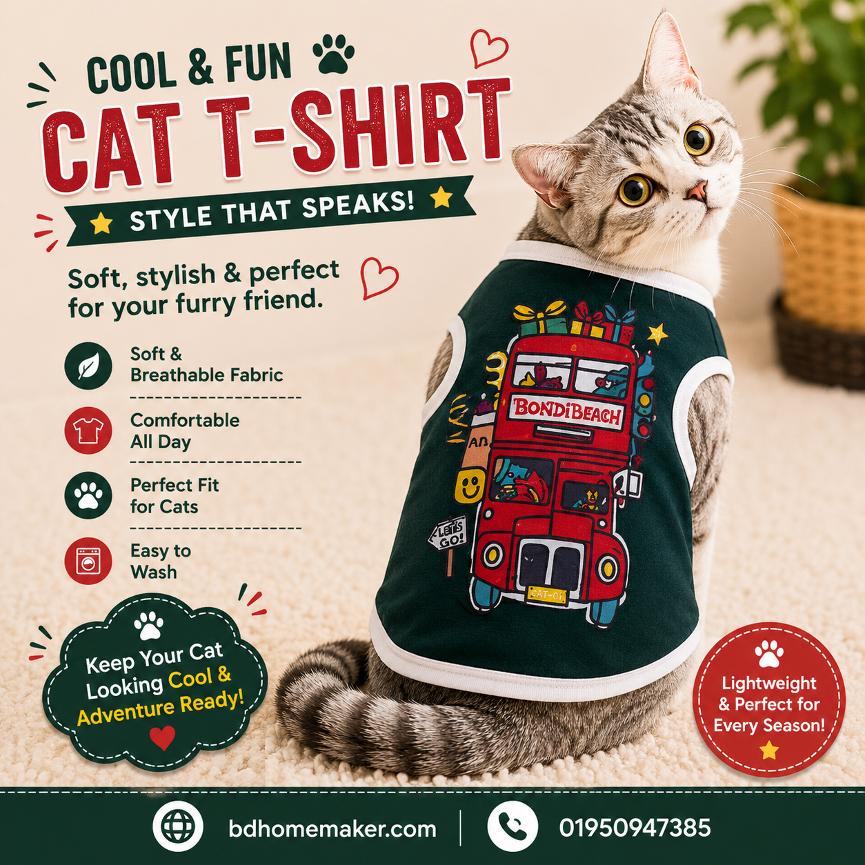 Cat t-shirt (2.3,2.5 kg)_img_0
