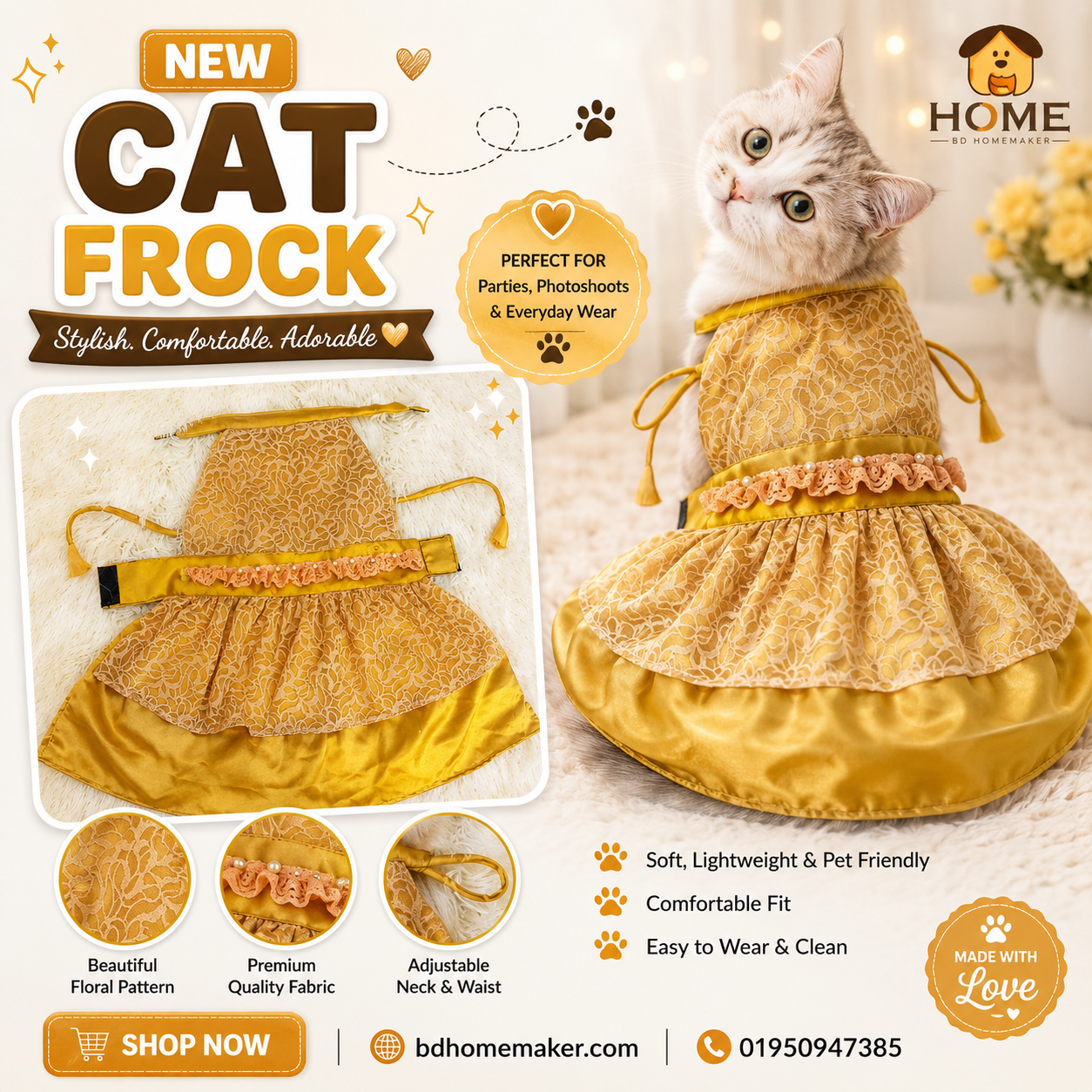 Cat frock (free size)_img_0