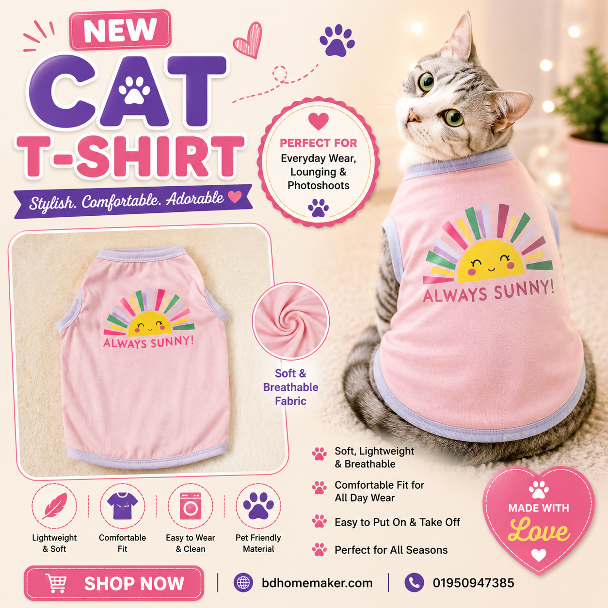 cat t-shirt  (3,3.5 kg )_img_0