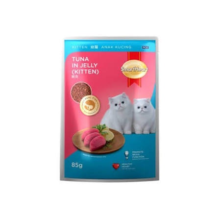 smartheart pouch kitten food tuna in jellt 85g_img_0