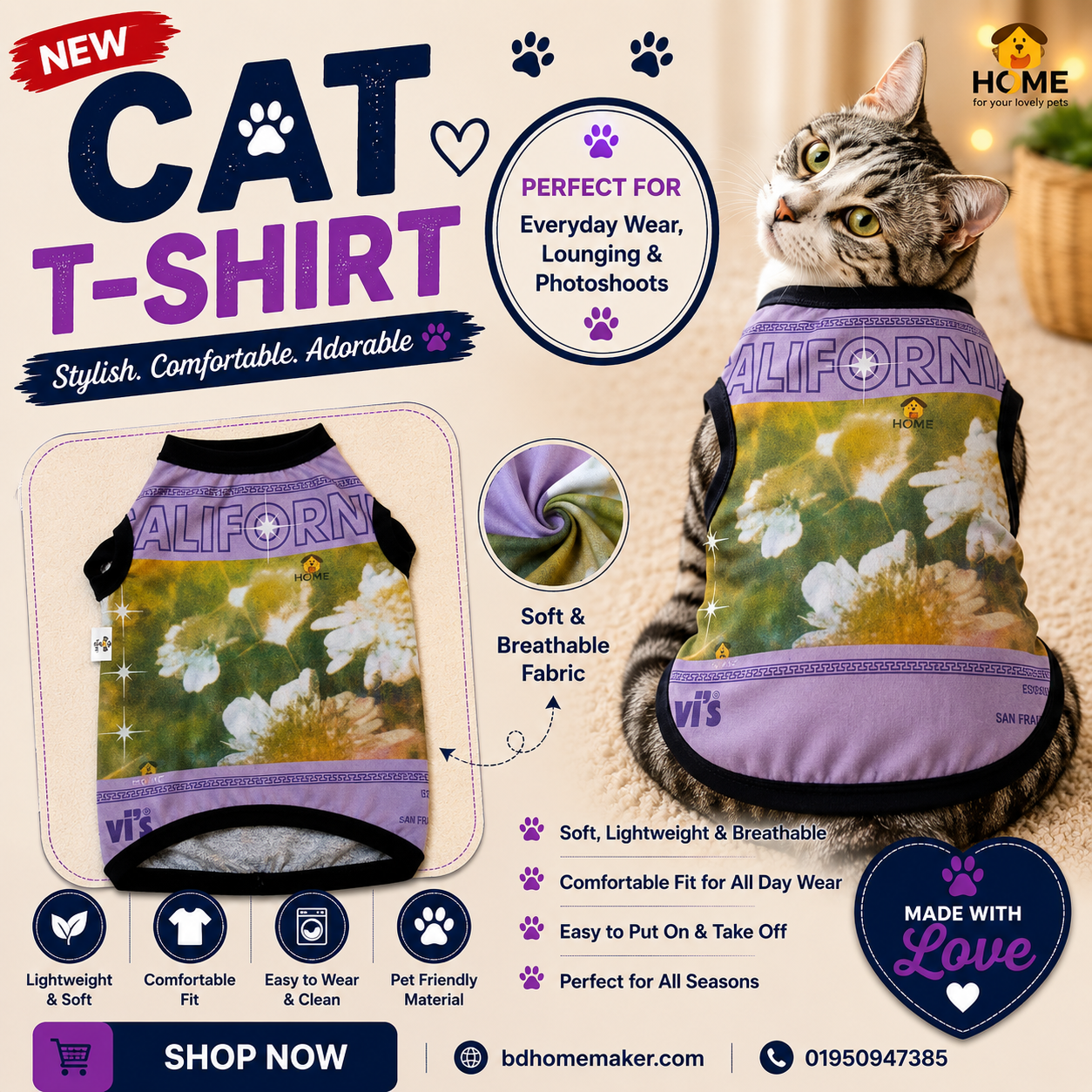 Cat t-shirt (3,3.5,4 kg)_img_0