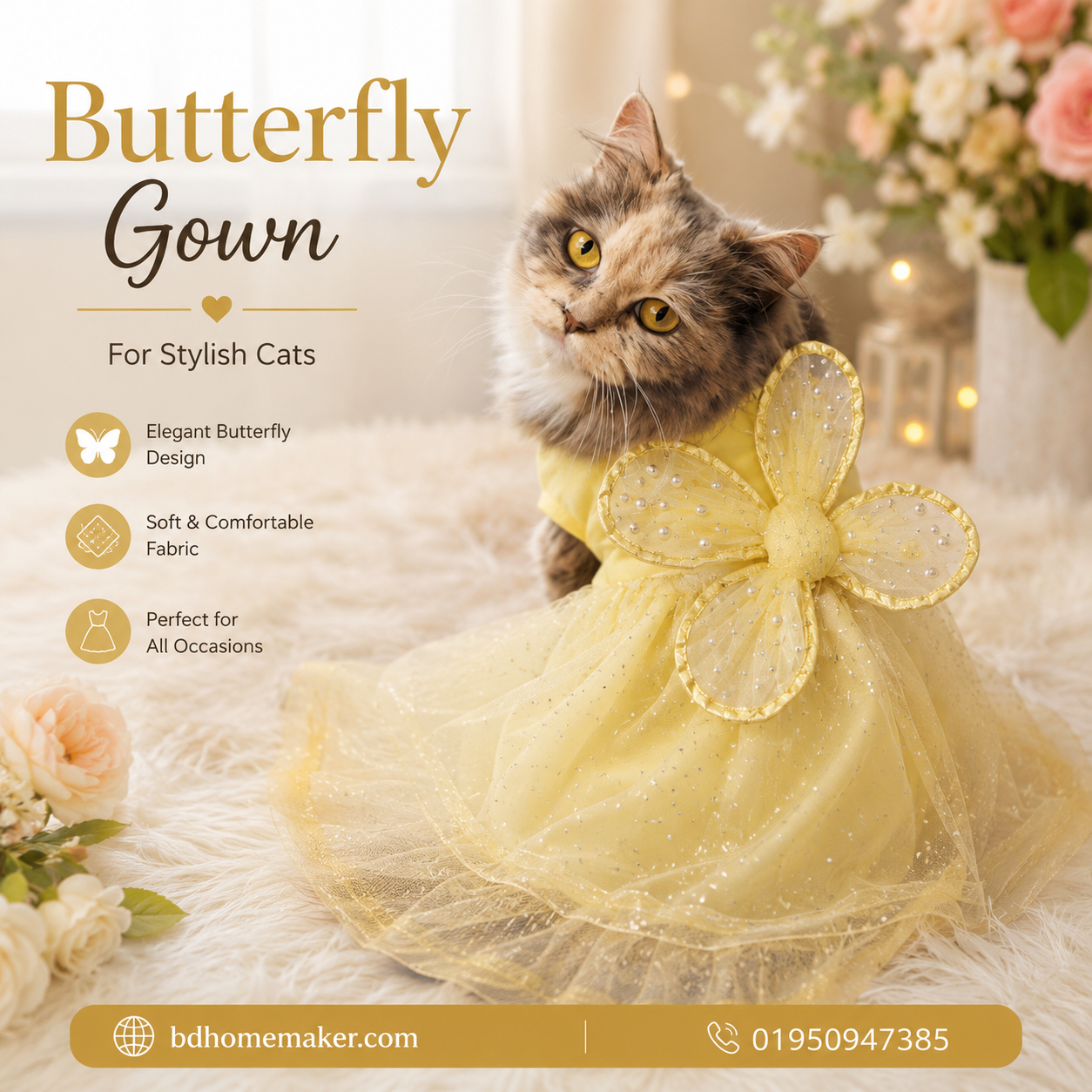 Cat butterfly gown (custome)