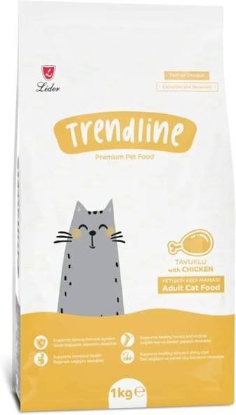 trendline adult chicken cat food 1kg_img_0