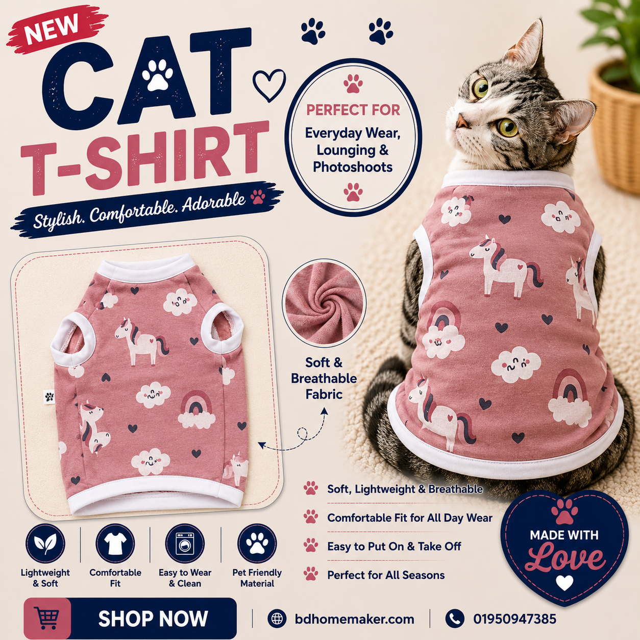 cat t-shirt (3.5,2.3 kg)_img_0