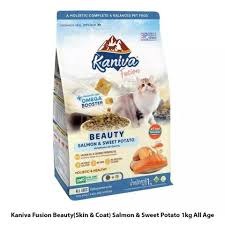 Kaniva fusion beauty (skin and coat )salmon and sweet potato for adult and kitten 500g_img_0