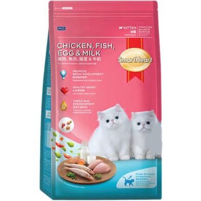 smartheart kitten dry food chicken,fish,egg and milk 450g_img_0