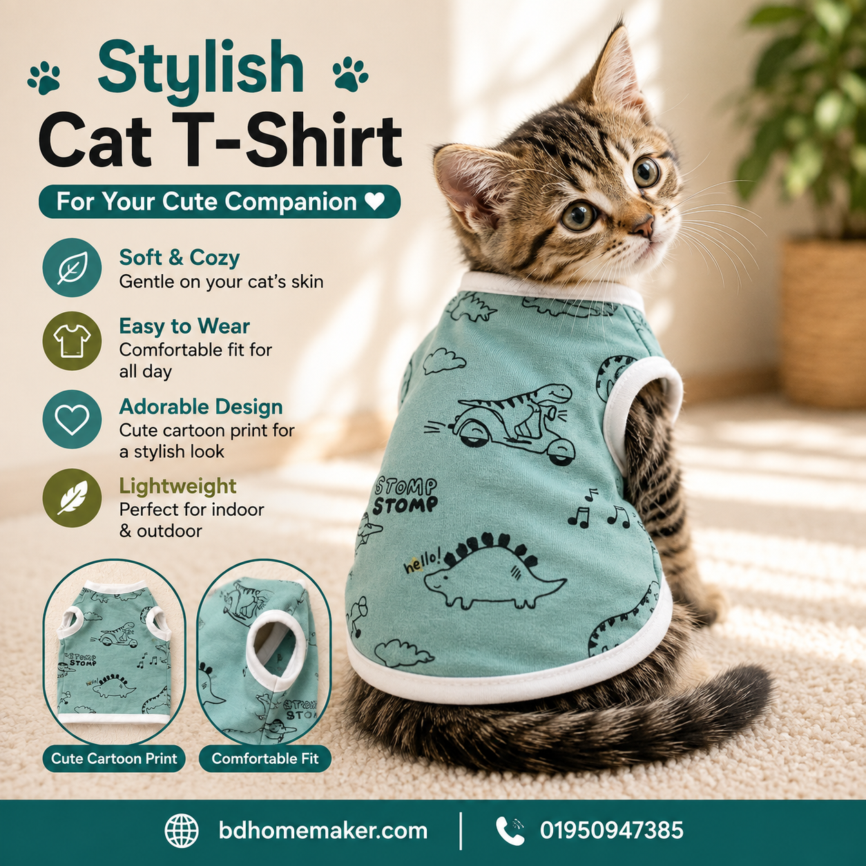Cat t-shirt (4,1.4,2 kg gm)_img_0