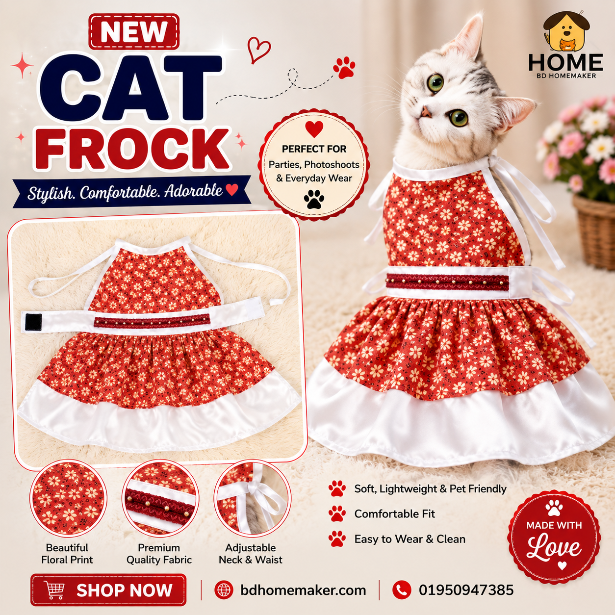 Cat frock (free size)_img_0