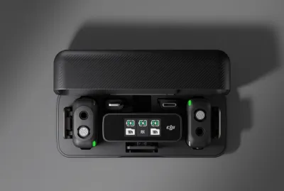 DJI Mic 2 (2 TX + 1 RX + Charging Case) Dual-channel Wireless Microphone_img_1