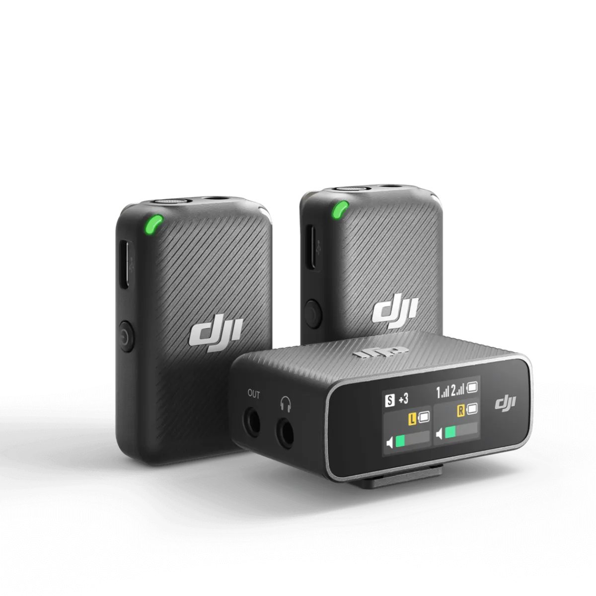 DJI Mic 2 (2 TX + 1 RX + Charging Case) Dual-channel Wireless Microphone