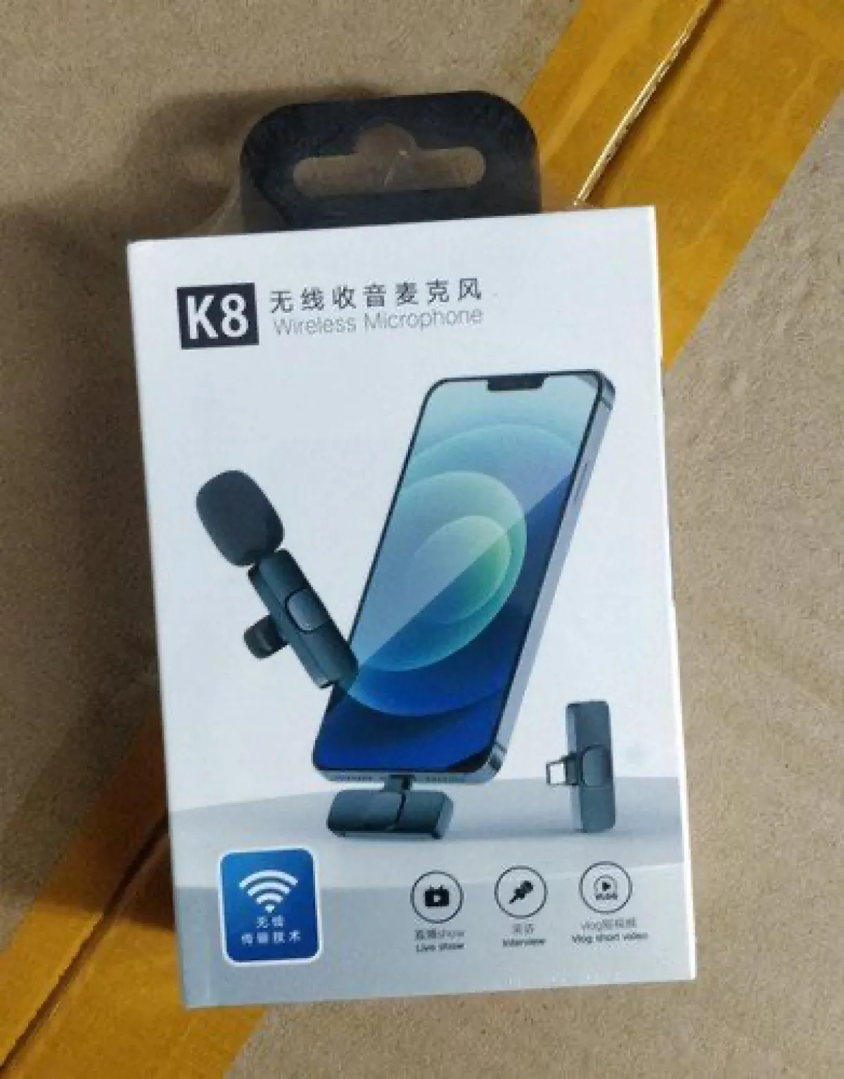 8 Wireless Lavalier Type-C Single Microphone Upgraded Plug-Play Auto-Syncs Mic For Vlogs Interview Youtubers