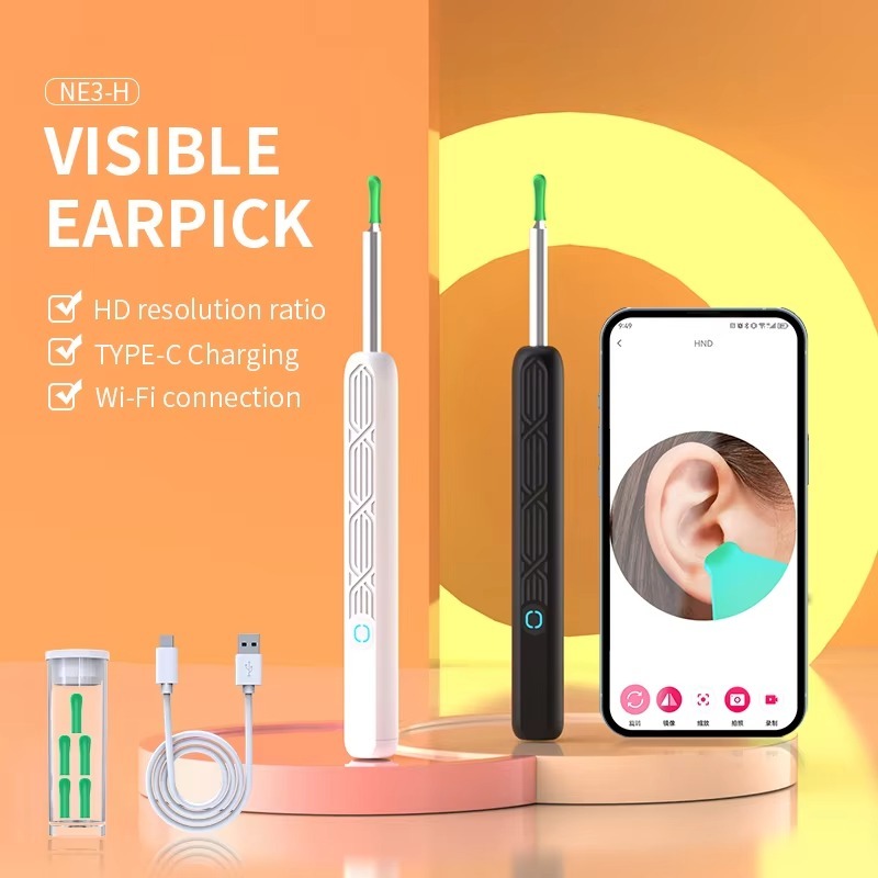 NE3-H Wireless Visual Ear Pick with HD Camera_img_1