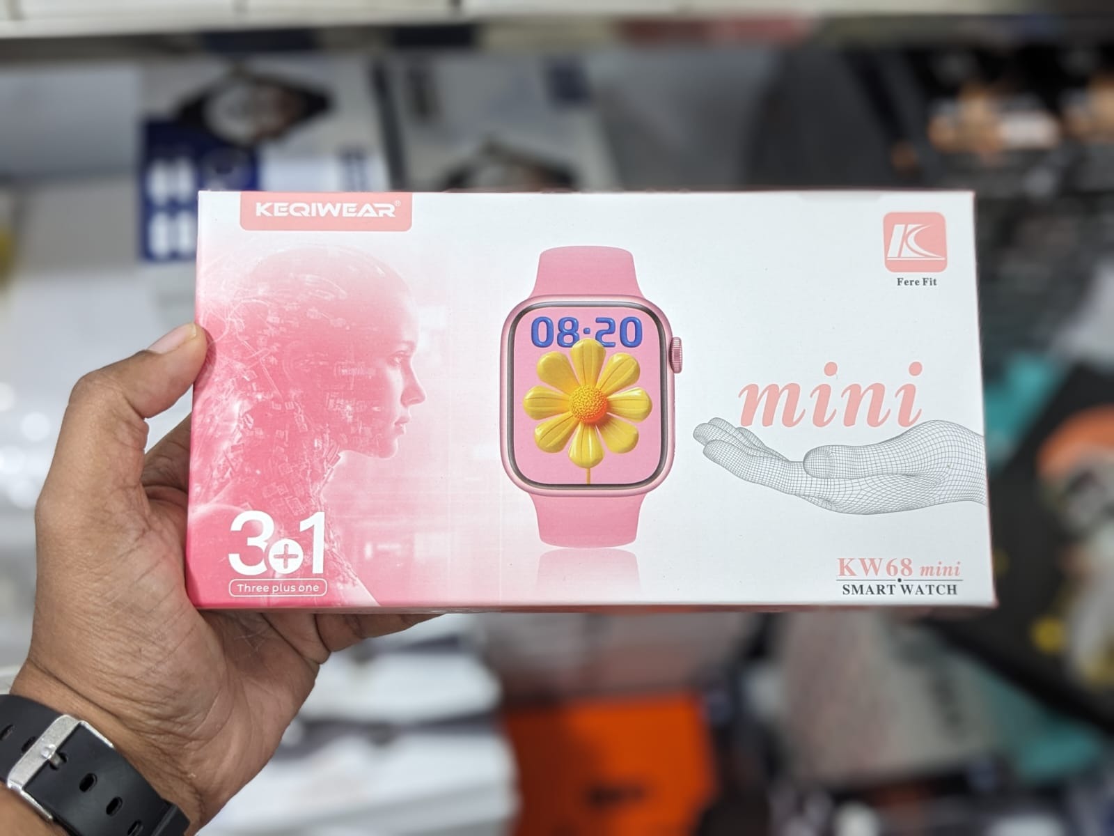 KW68 Mini Smart Watch – HD Display | Bluetooth Calling | Health Monitor | 25 Sports Modes | IP67/IP68 Water Resistant_img_5