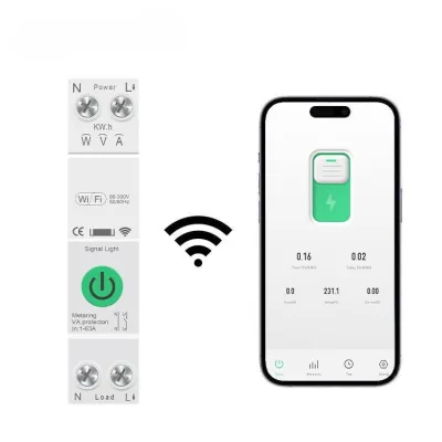 Smart WiFi MCB Circuit Breaker (Basic / Pro) App Control, Energy Monitoring & Full Protection_img_2