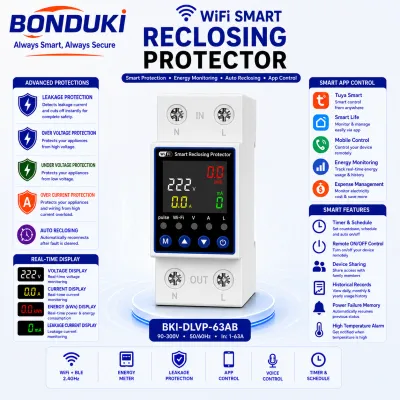 Smart WiFi MCB Circuit Breaker (Basic / Pro) App Control, Energy Monitoring & Full Protection_img_1