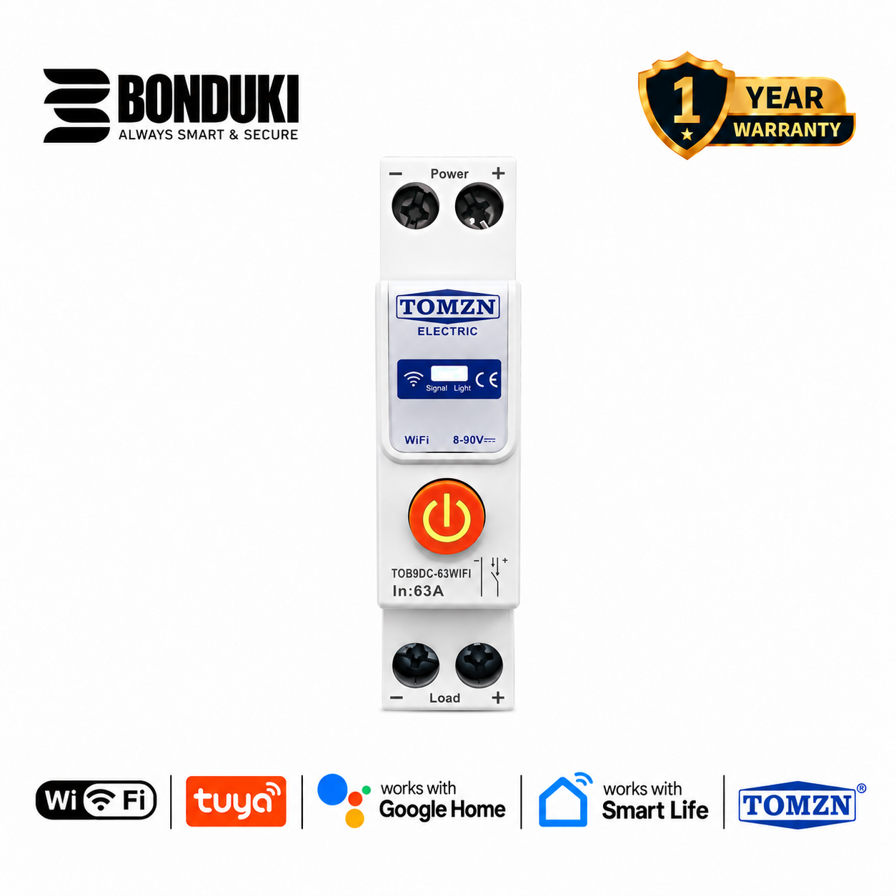 TOMZN DC WiFi Smart Circuit Breaker