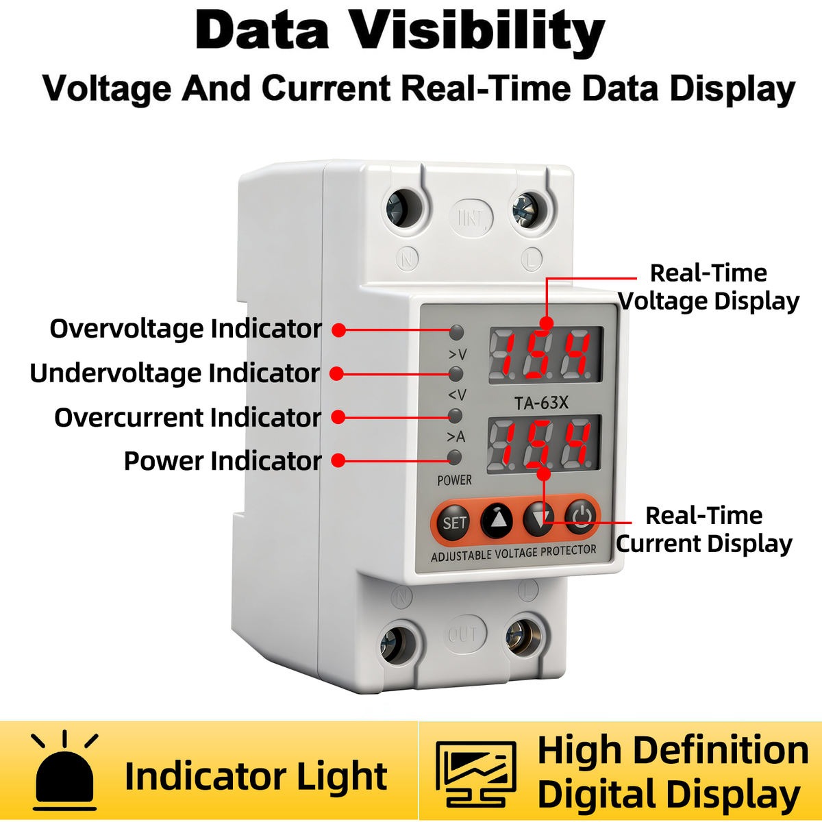 Adjustable Over Voltage, Under Voltage & Over Current Protector_img_1