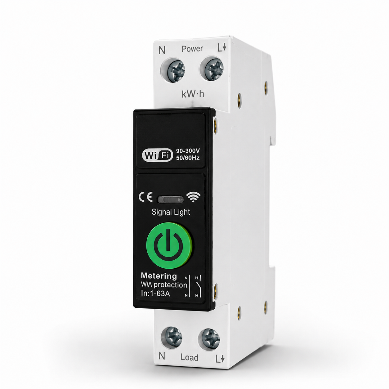 Premium PC Grade WiFi Smart Energy Meter Switch | 63A | Smart Protection & Energy Monitoring_img_1