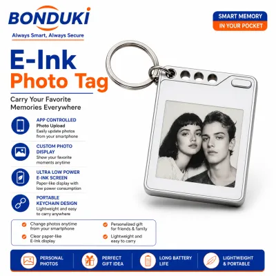 PhotoTag E-Ink BT Tracker Tag | Smart Bluetooth Key Finder with Custom E-Ink Display_img_0