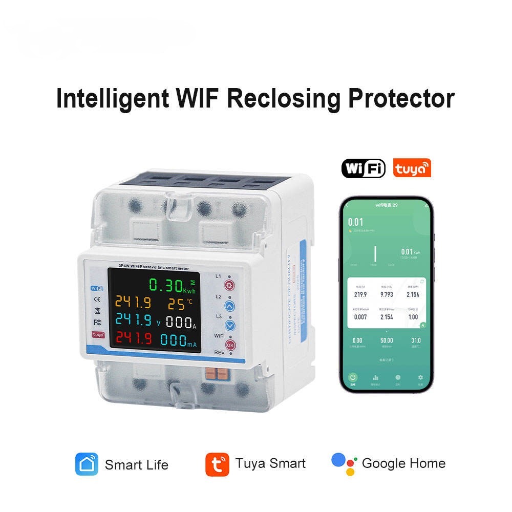 3 Phase 100A WiFi Smart Energy Meter Protector_img_1