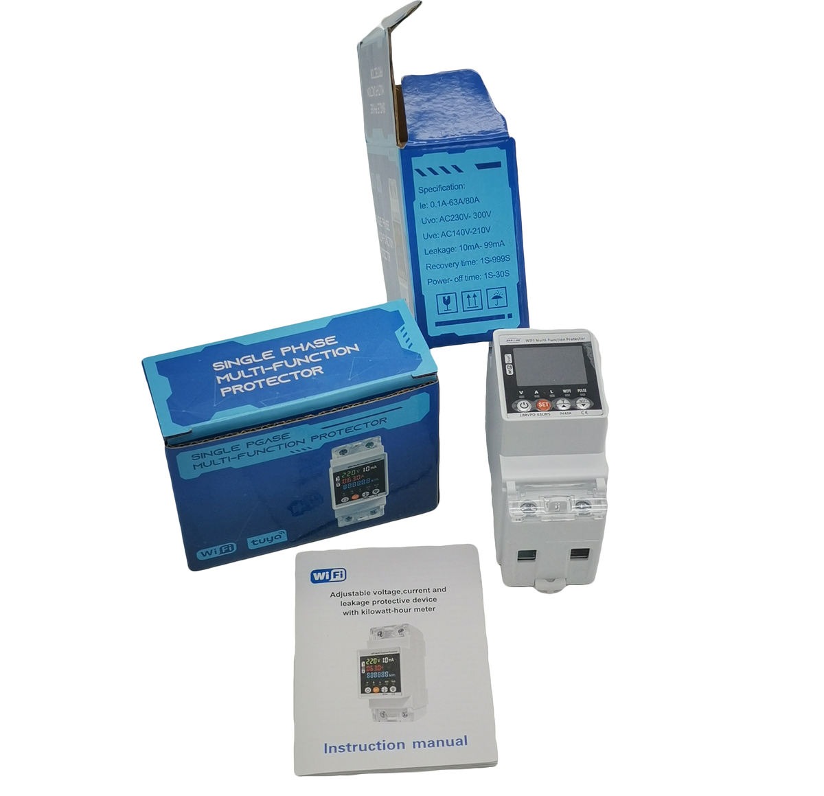JIUJI Smart WiFi Multi-Function Protector | Smart Energy Meter, Leakage Protection, Power Monitor & App Control_img_6